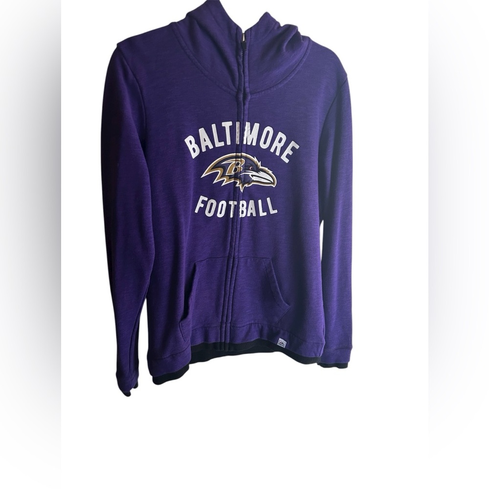 Majestic Baltimore Ravens zip up hoodie